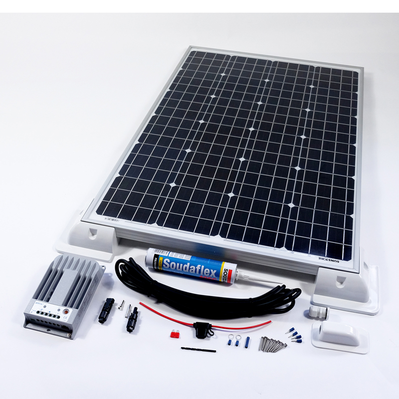 90w 12v MPPT Solar Battery Charger Vehicle Kit