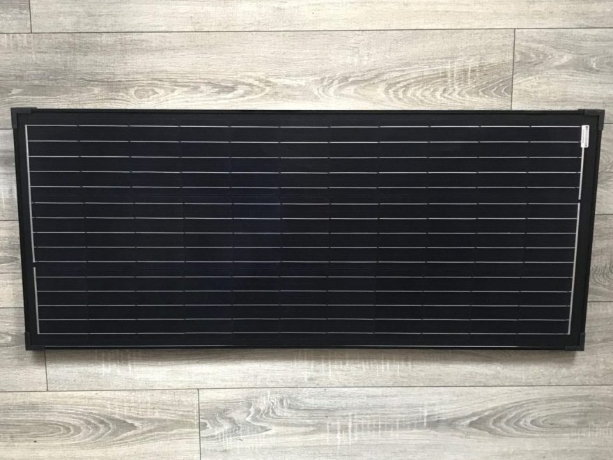 12v 100w Solar Panel Monocrystalline All Black 1200 x 510