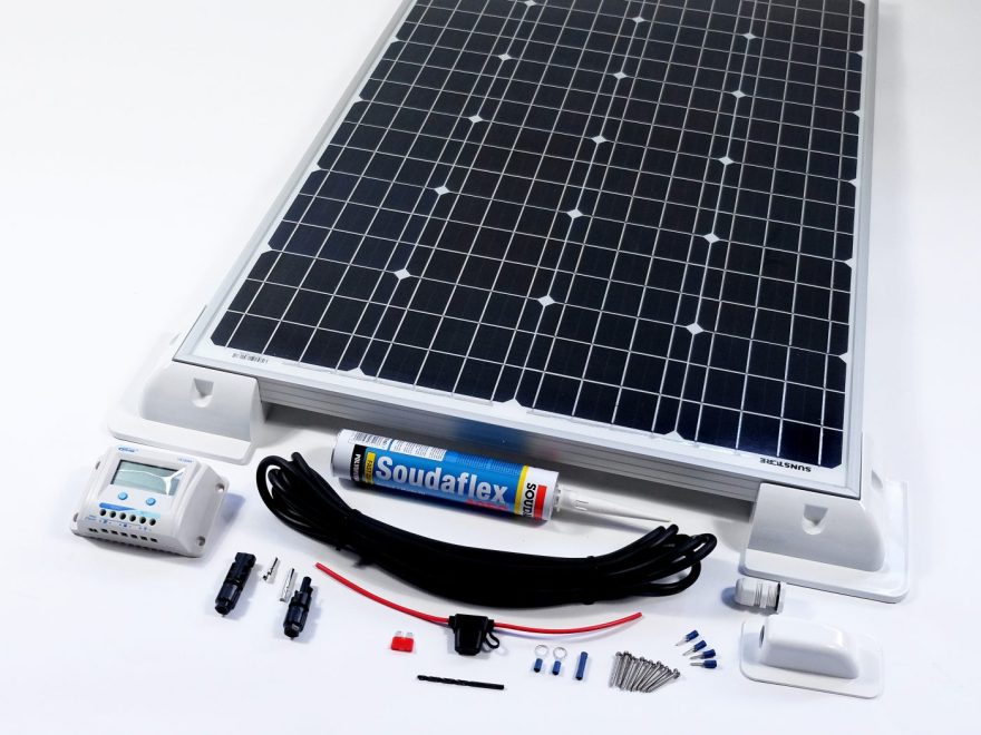 120w 24v Solar Vehicle Kit Deluxe