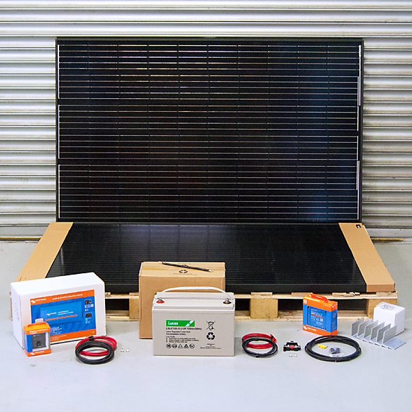 900W, 24V, 2.3kWh Professional Off-Grid Solar Kit
