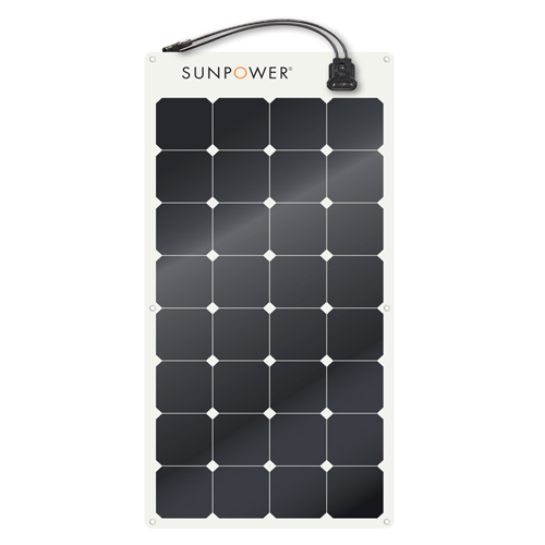 SUNPOWER 12v 100w Monocrystalline Semi Flexible Panel 1153×556
